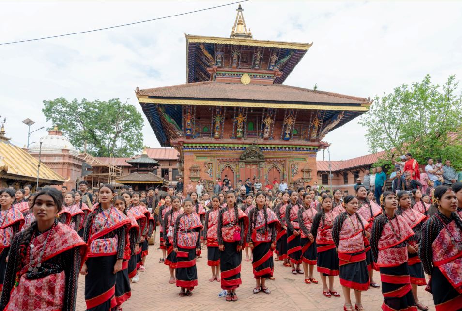 चाँगुनारायणमा गुन्जियो सय धिमे, सय नृत्य 